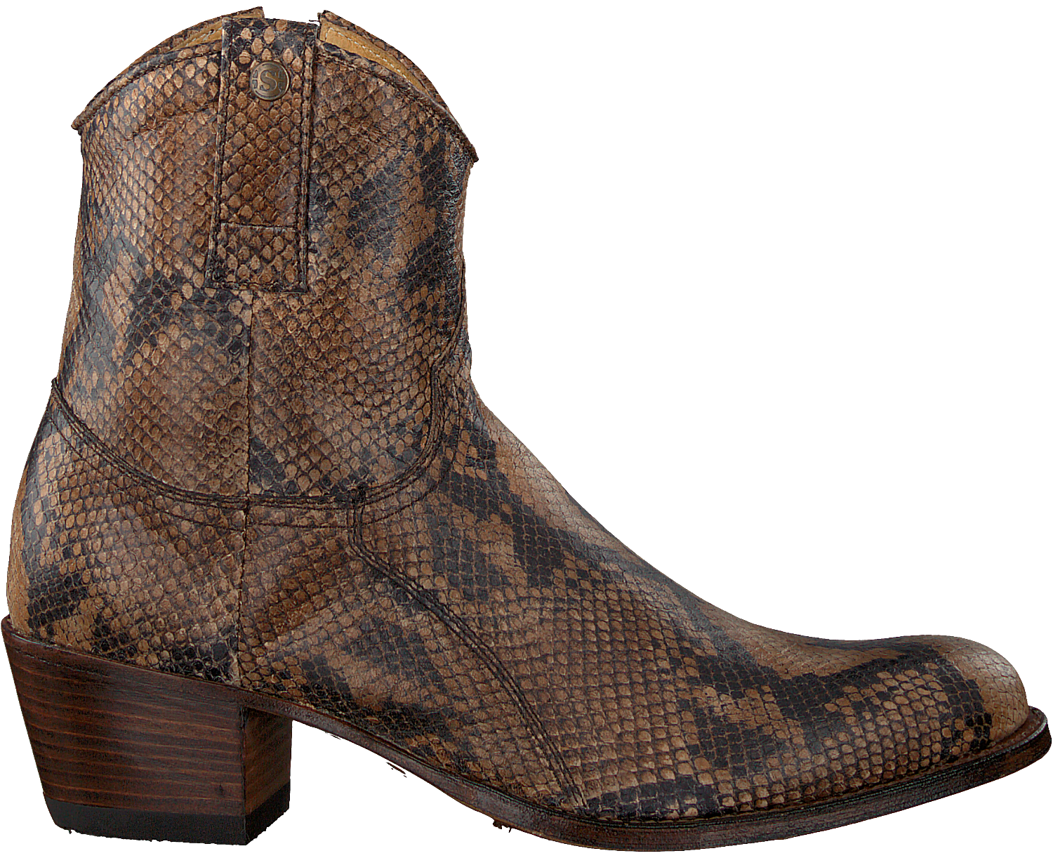 Bruine SENDRA Enkellaarsjes 16751 | Omoda Beige SENDRA Enkellaarsjes 16751 | Omoda