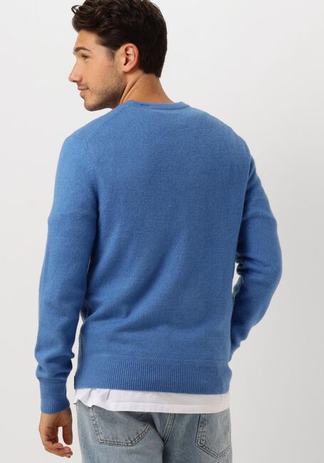 Blauwe SCOTCH & SODA Trui SOFT KNIT REGULAR FIT SWEATER - large