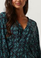 Blauwe SISSEL EDELBO Midi jurk RODRIGO SHORT CAFTAN DRESS