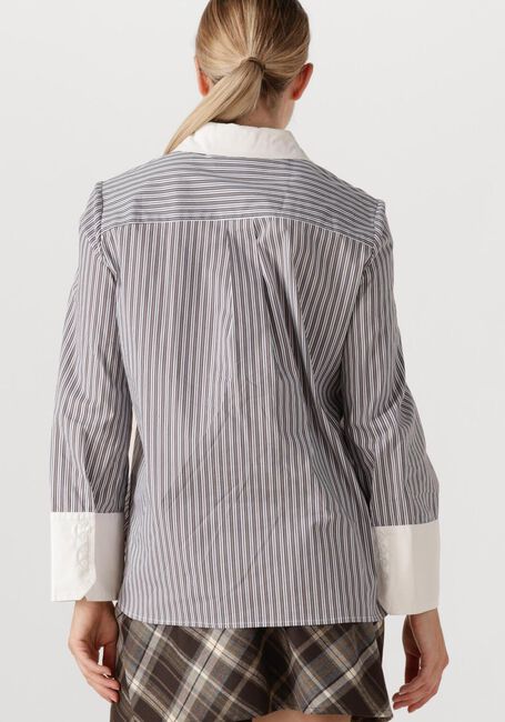 Bruine NEO NOIR Blouses DRANILA STRIPE SHIRT - large