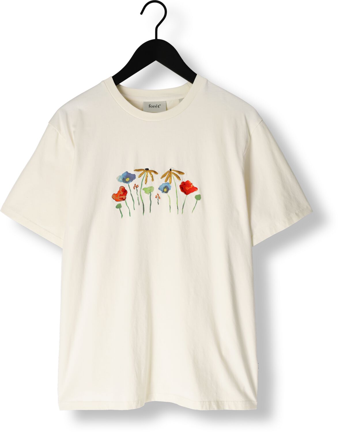 FORÉT Forét Heren Polo's & T-shirts Botanic T-shirt Creme