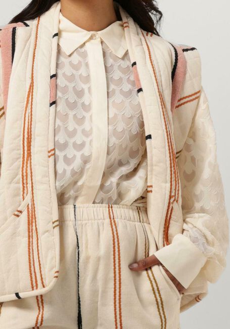 Beige BY-BAR Gilet ISLA ANTIC JACKET - large