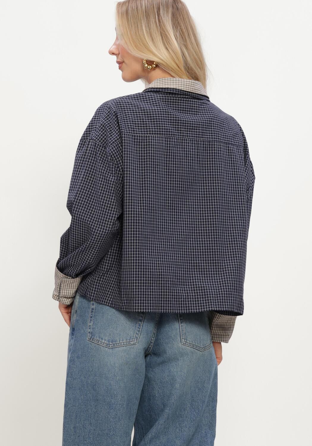 Donkerblauwe CIRCLE OF TRUST Blouses NOA BLOUSE - large
