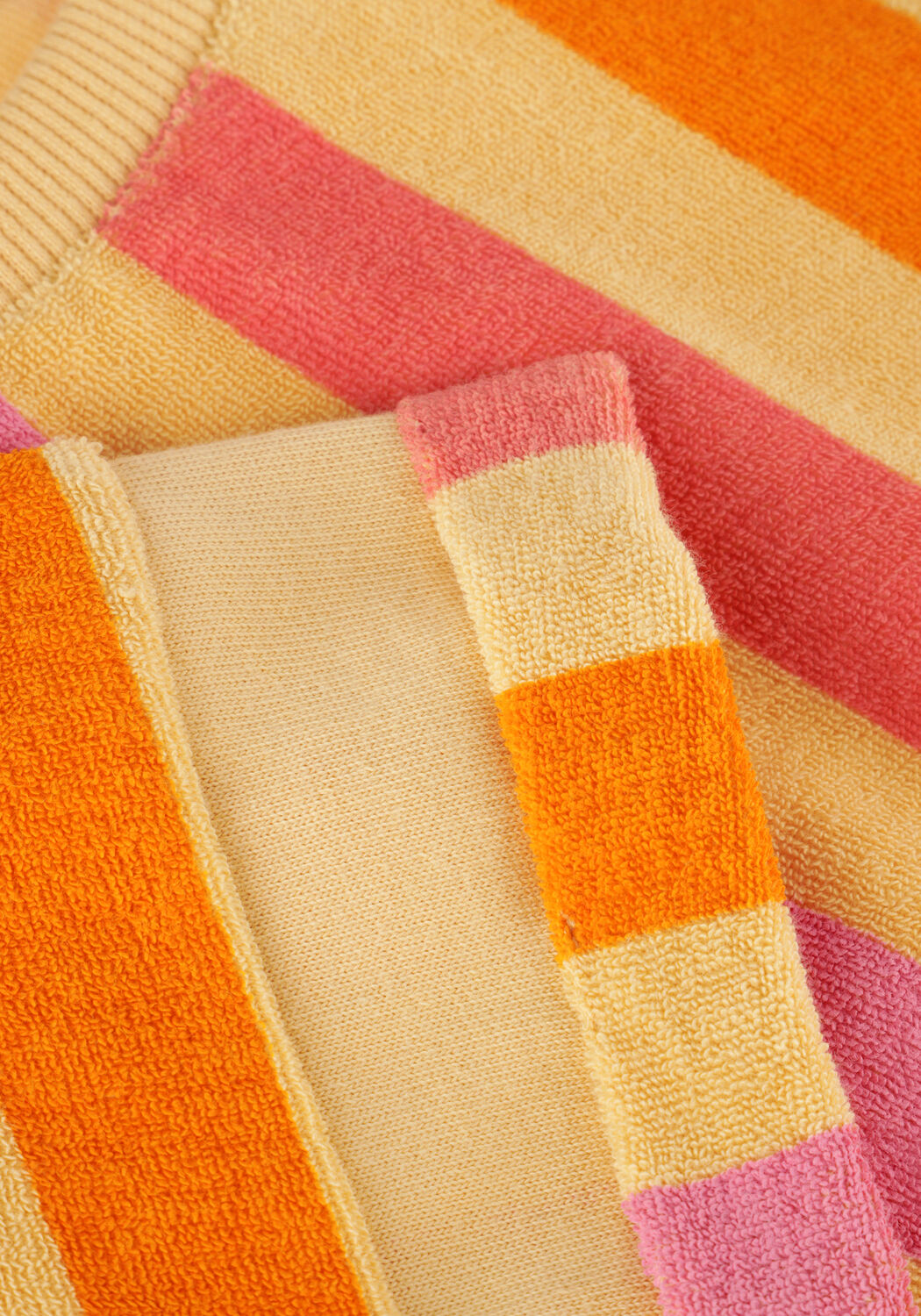 Multi Sproet & Sprout T-shirt CROPPED SWEATSHIRT STRIPES - large