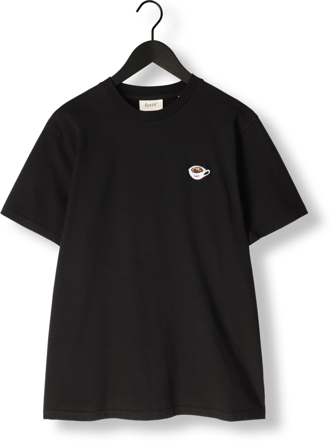 FORÉT Forét Heren Polo's & T-shirts Element T-shirt Zwart
