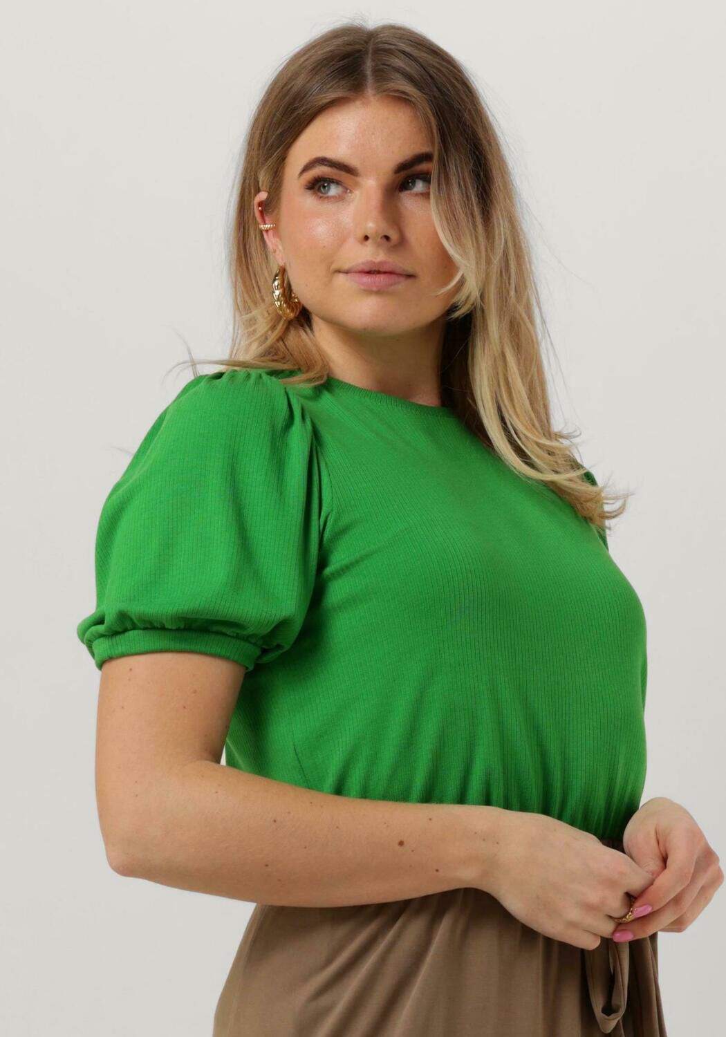 groene object t shirt objjamie s s top