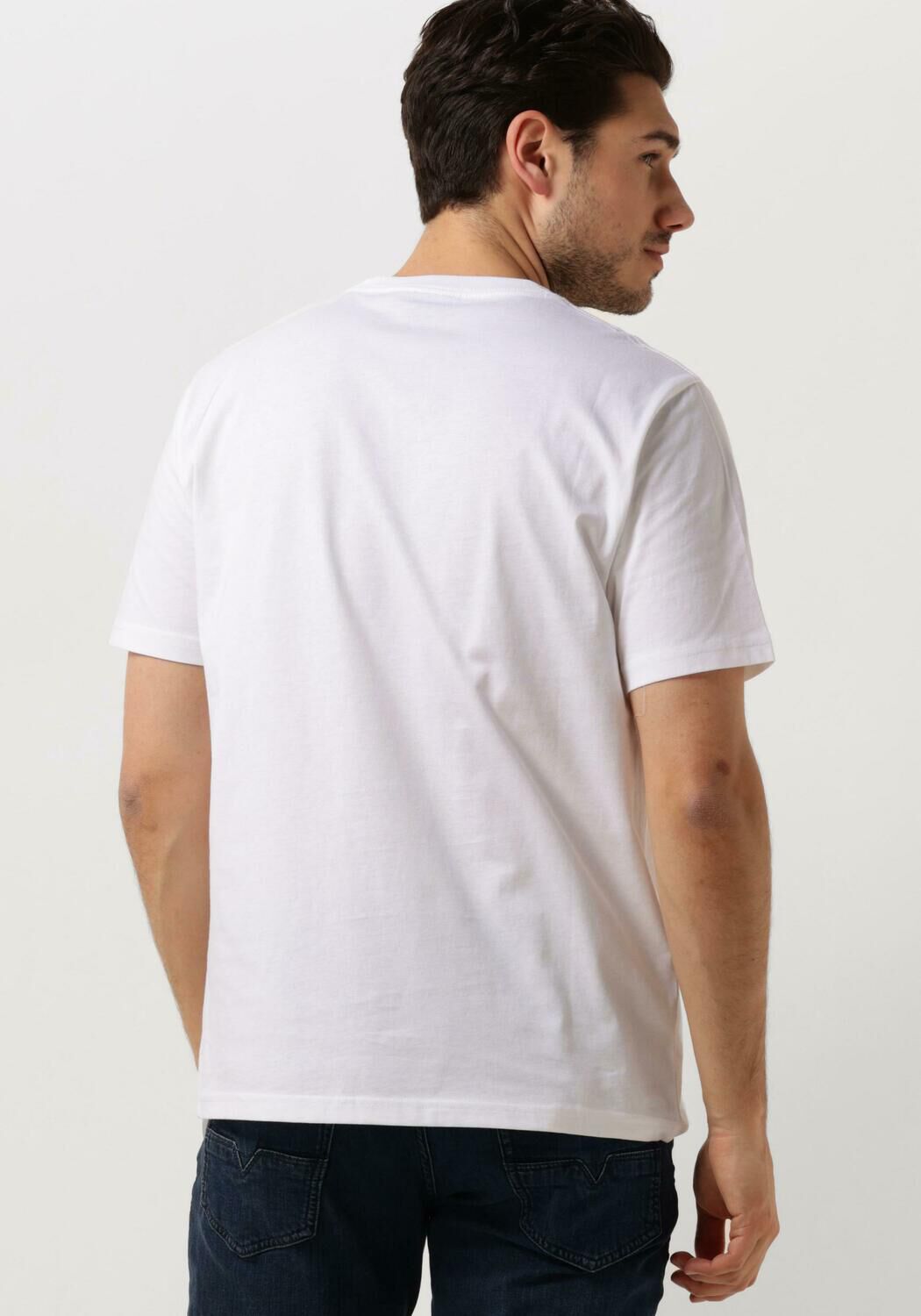 PS PAUL SMITH Heren Polo's & T-shirts Mens Reg Fit T Shirt Stripe Ps Paulsmith Wit