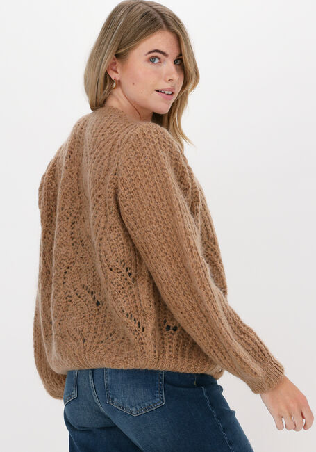 Camel BY-BAR Vest JULIE CARDIGAN - large