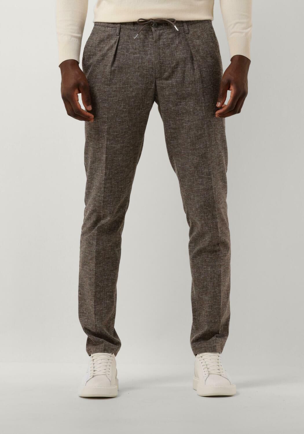 PROFUOMO Heren Broeken Trousers 842 Sportcord Bruin