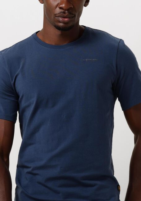 Donkerblauwe G-STAR RAW T-shirt SLIM BASE R T S/S - large
