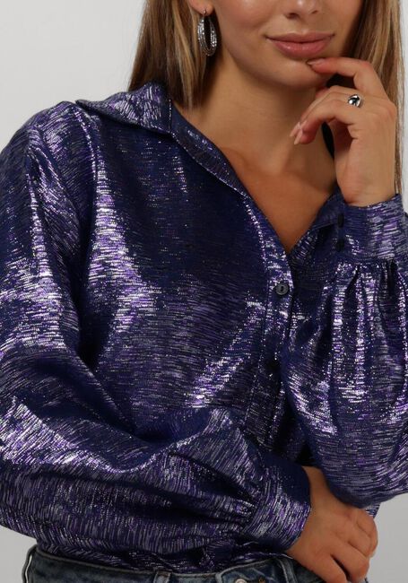 Paarse POM AMSTERDAM Blouses VIOLET FESTIVE BLUE - large