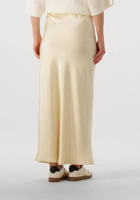 Gele NEO NOIR Maxirok VICKY HEAVY SATEEN SKIRT - large
