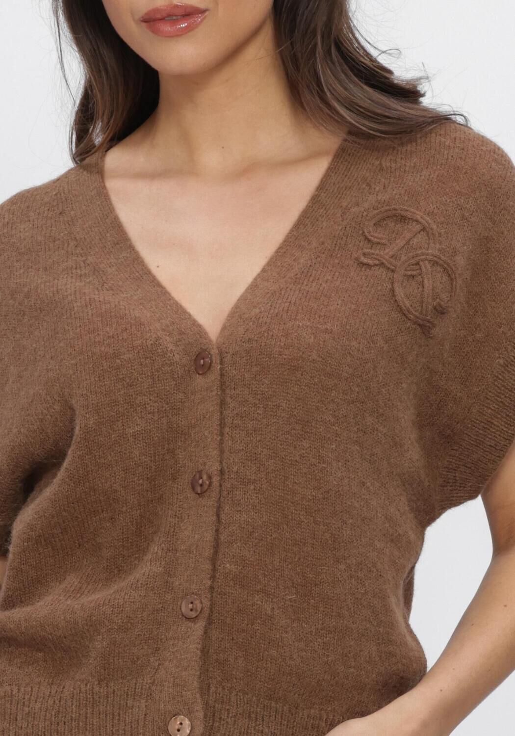 Bruine DANTE6 Vest ZYRA SHORT SLEEVE CARDIGAN - large