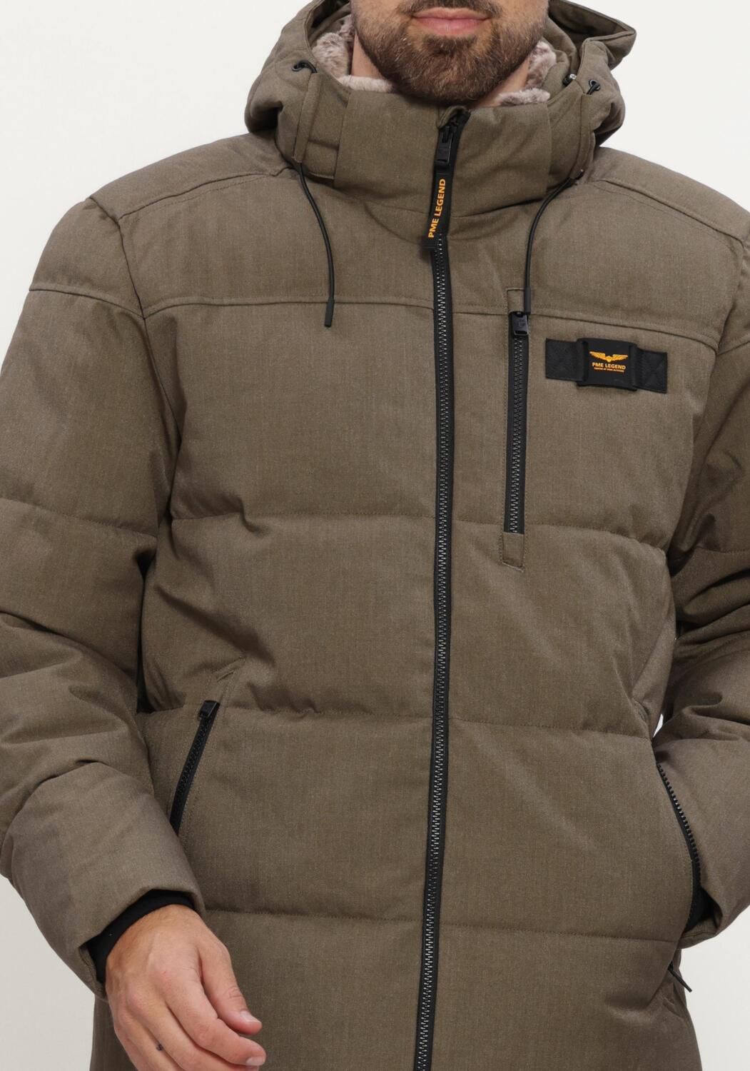 Groene PME LEGEND Gewatteerde jas SEMI LONG JACKET YETCRAFT - large
