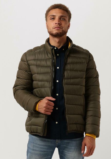 Groene SCOTCH & SODA Gewatteerde jas SHORT PUFFER JACKET - large