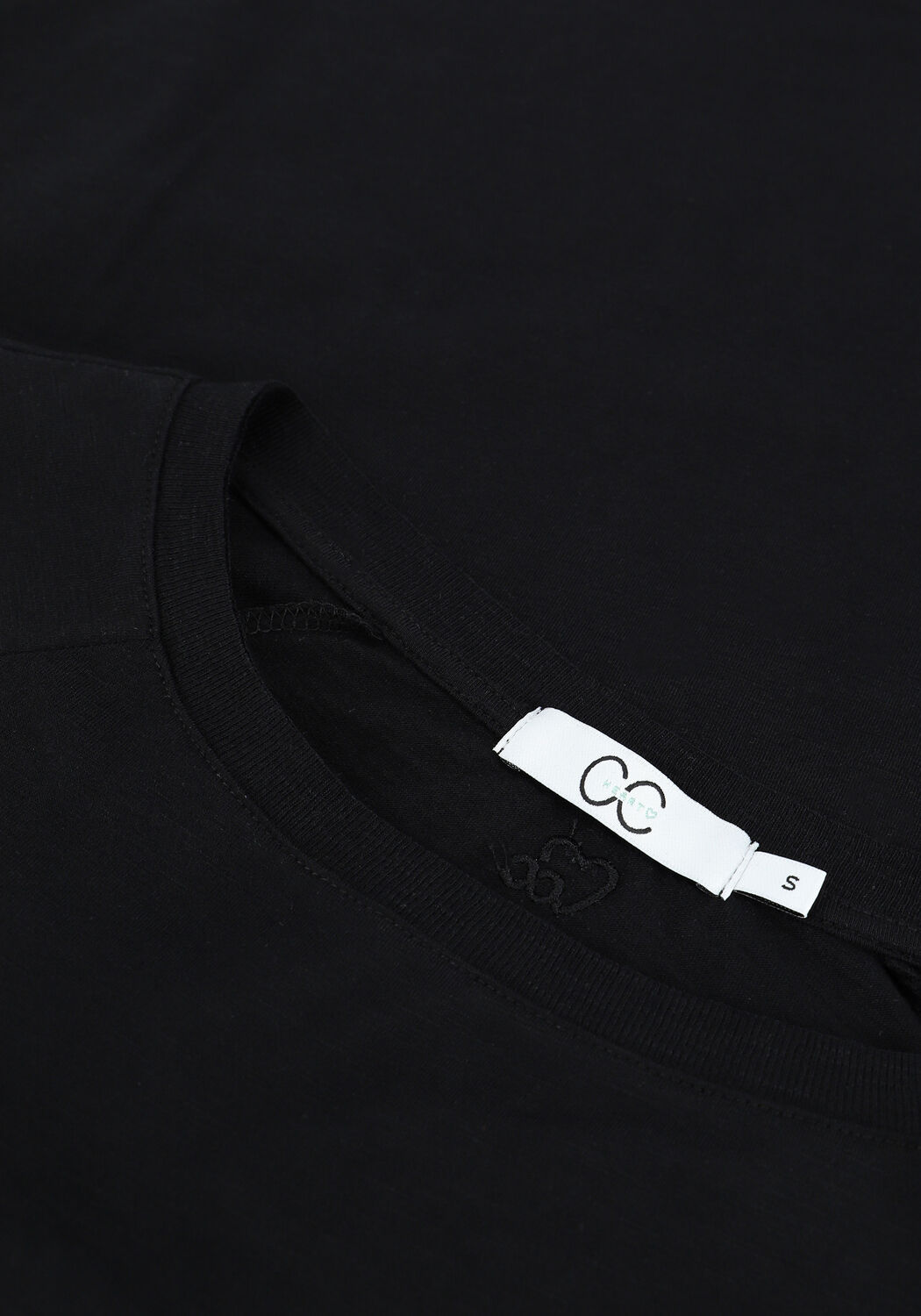 Zwarte CC HEART T-shirt LONG SLEEVE TSHIRT - large