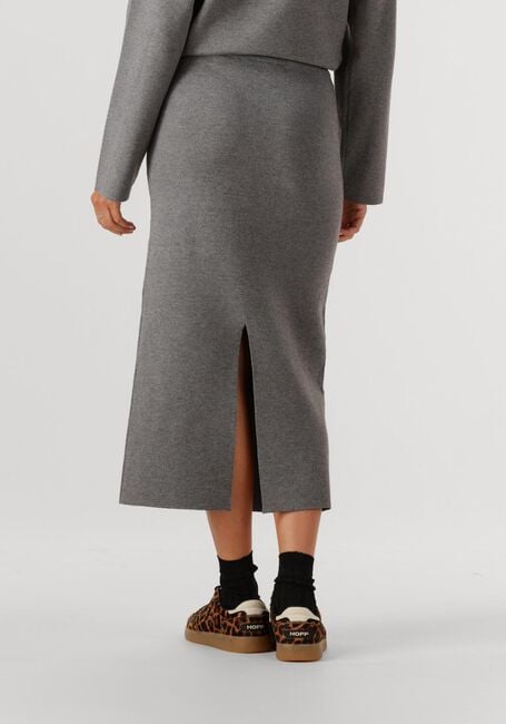 Grijze OBJECT Maxirok OBJREYNARD HW KNIT SKIRT - large