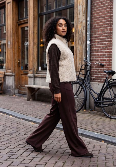 Bruine AIMEE THE LABEL Broeken ICELANDW6 PANTS - large
