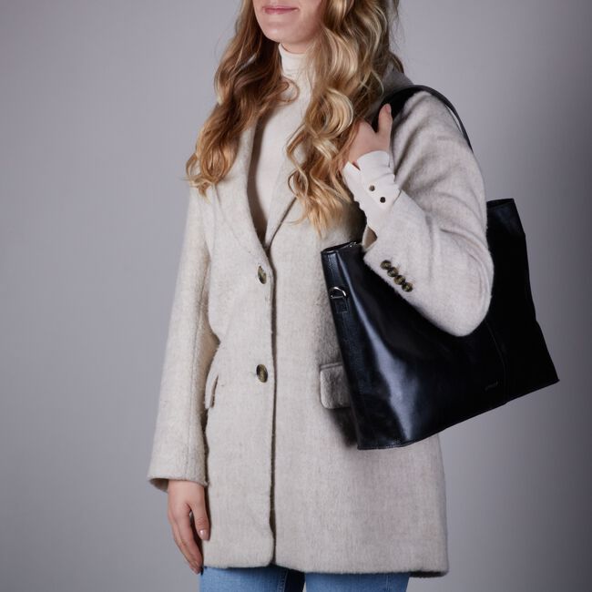 Zwarte MYOMY Handtas MY PAPER BAG WRAPPED WORKBAG Zwarte MYOMY Handtas MY PAPER BAG WRAPPED WORKBAG - large