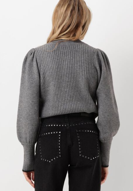 Grijze CO'COUTURE Trui ROW PUFF KNIT - large