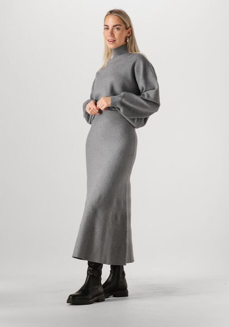 Grijze MSCH COPENHAGEN Midirok MSCHGINNETTE EAST HW SKIRT - large
