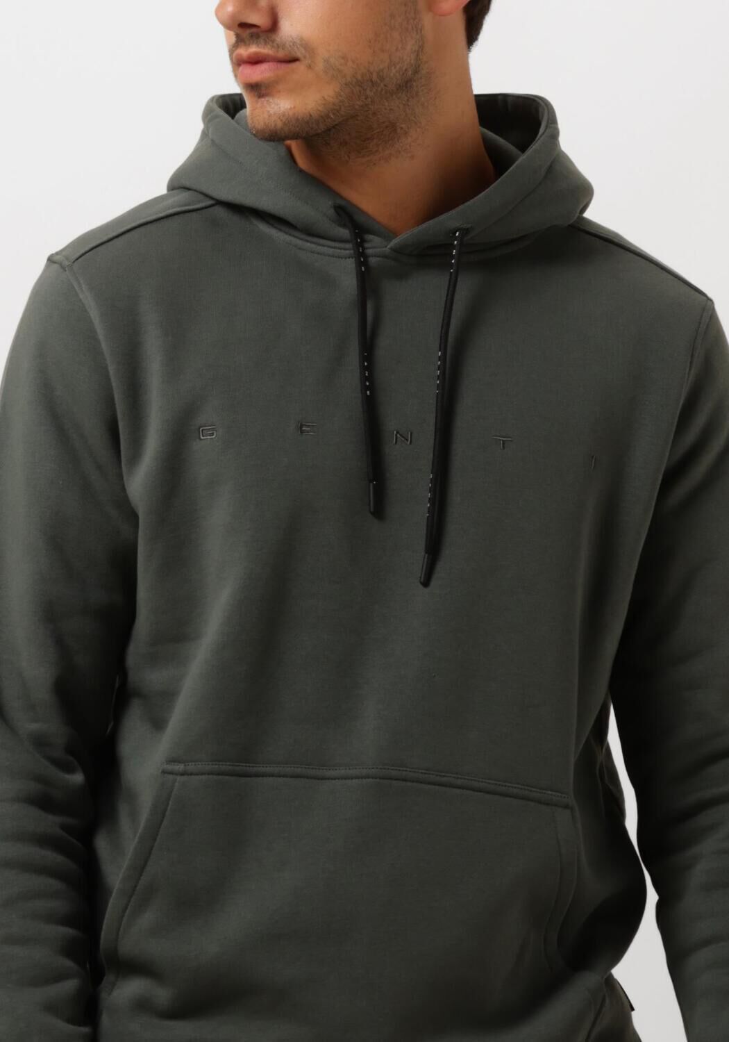 GENTI Heren Truien & Vesten J1068-3229 Groen