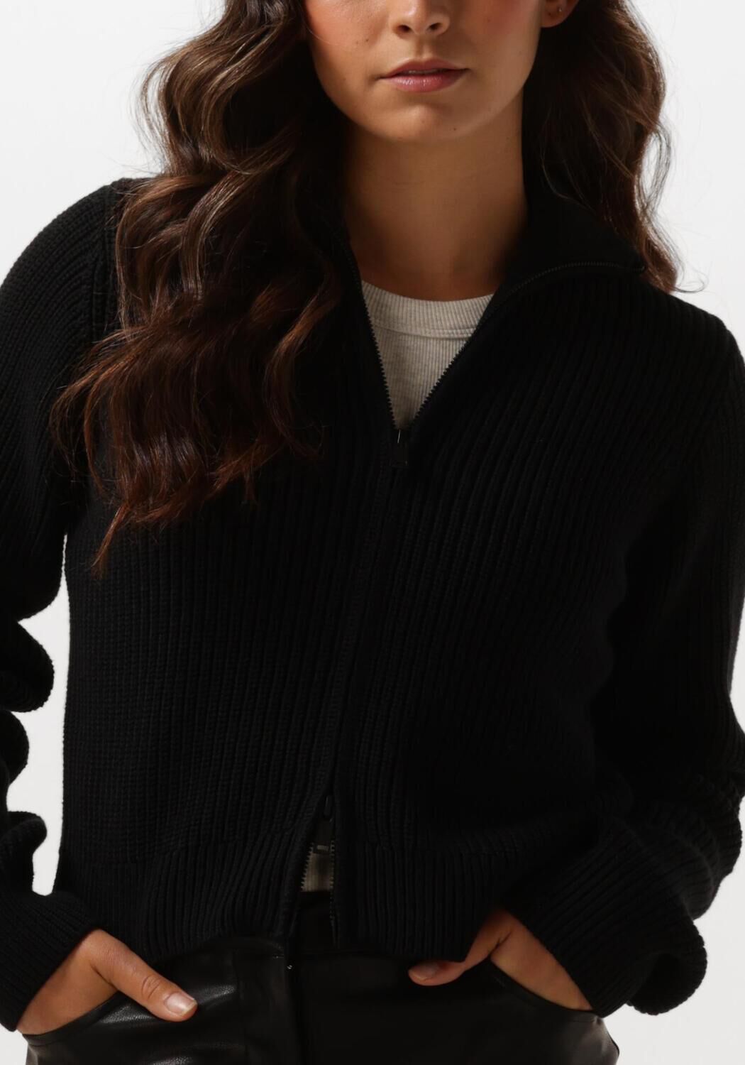 ENVII Dames Truien & Vesten Enbessie Ls Cardigan 5190 Zwart
