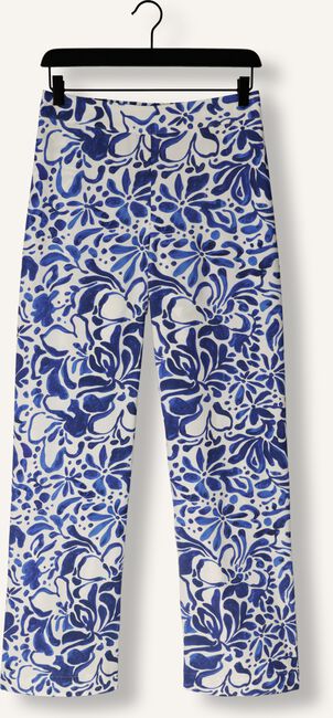 Blauwe JANSEN AMSTERDAM Wijde broek WBF429 WOVEN PRINTED WIDE LONG PANTS Blauwe JANSEN AMSTERDAM Wijde broek WBF429 WOVEN PRINTED WIDE LONG PANTS - large