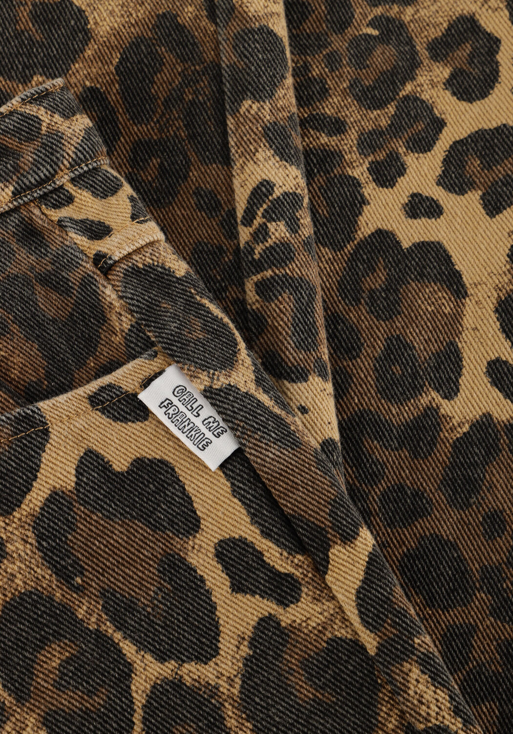Bruine CALL ME FRANKIE Wide jeans LEOPARD PANTS - large