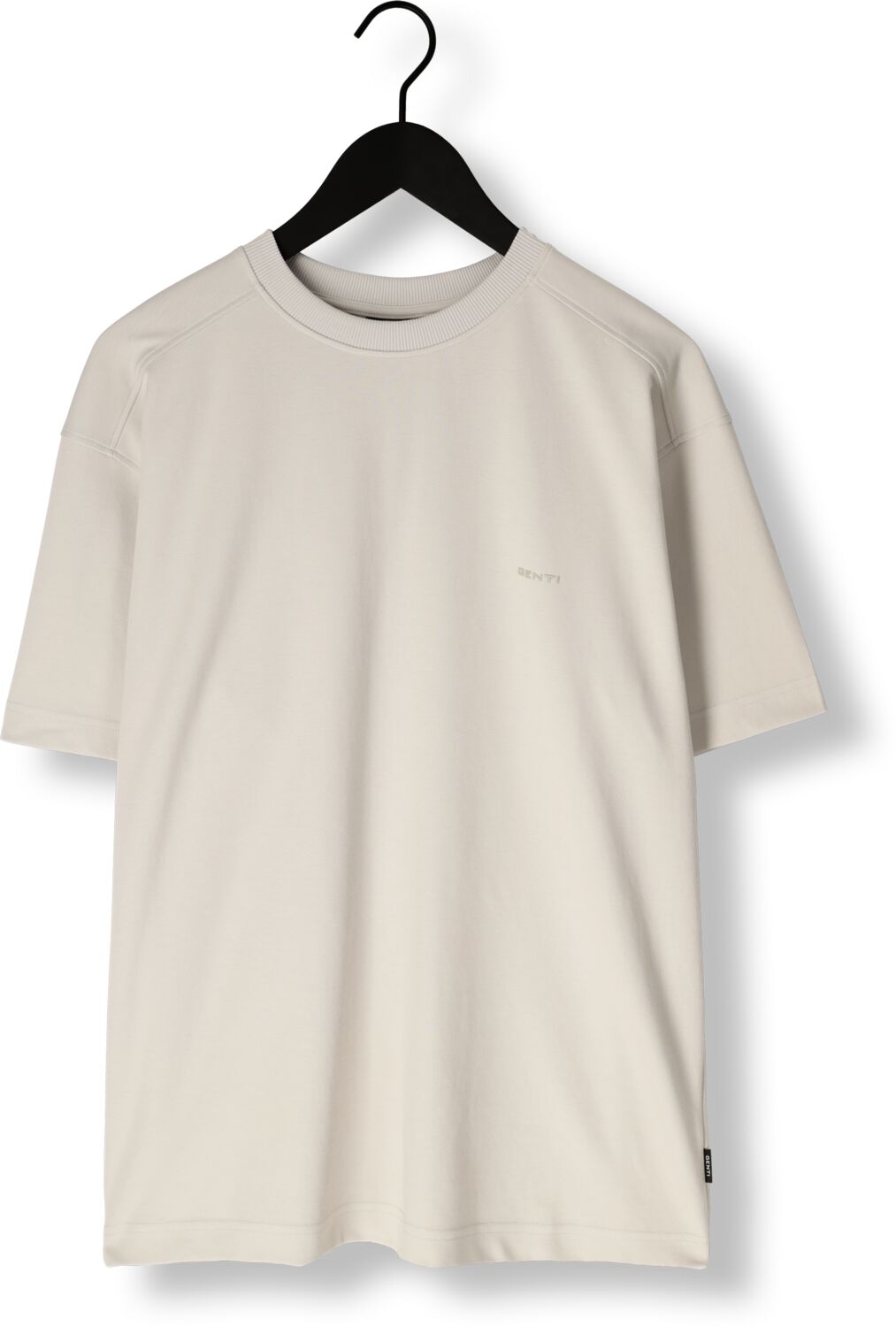 GENTI Heren Polo's & T-shirts T-shirt Ss J2025-1227 Creme