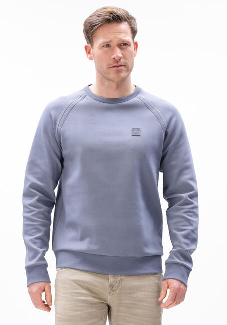 Blauwe PME LEGEND Sweater SOFT LIGHT SWEAT - large