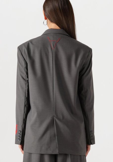 Grijze ALIX THE LABEL Blazer LADIES WOVEN CLEAN BLAZER - large