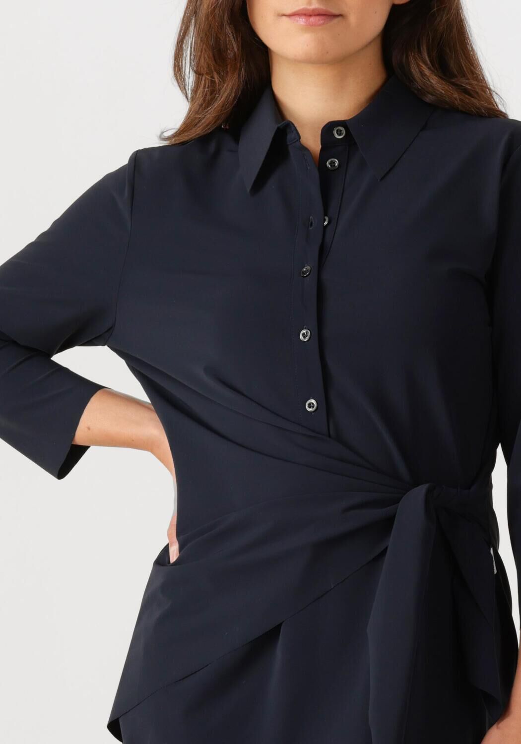 PENN & INK Dames Jurken Dress Navy Zwart