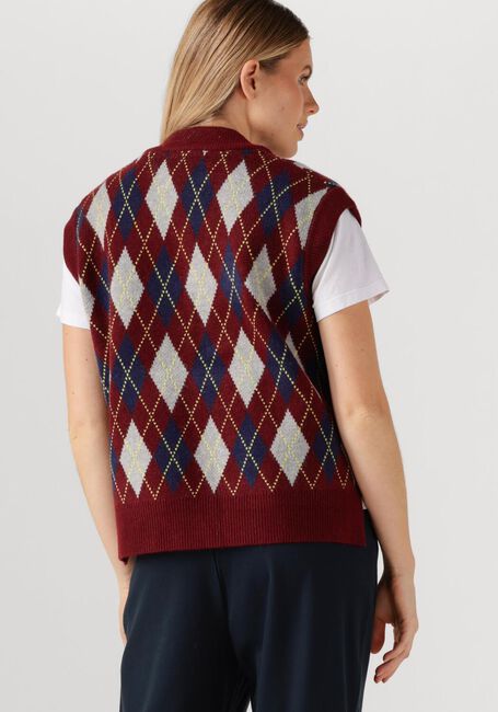 CO'COUTURE ROW CHECK VEST - large