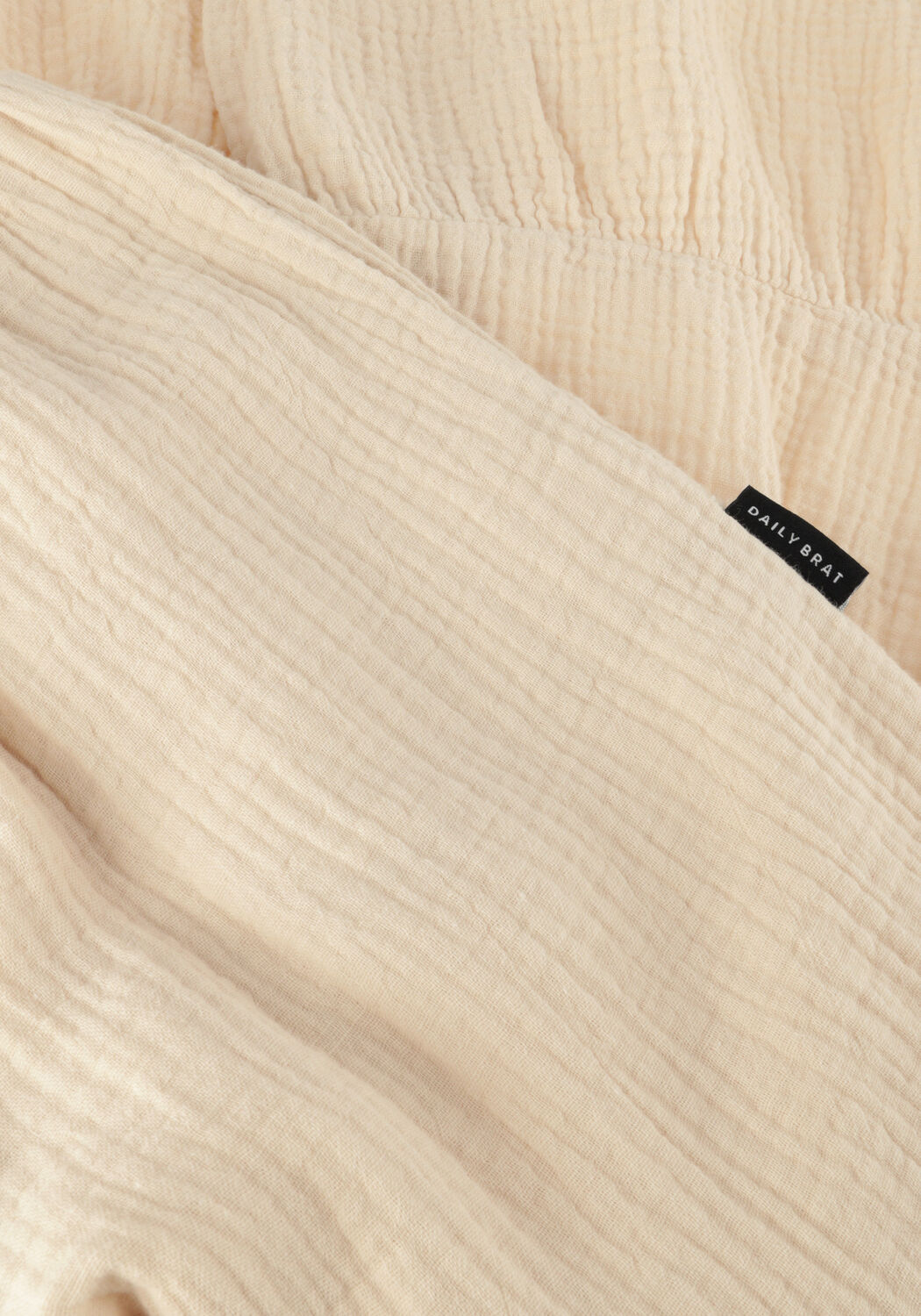 Beige DAILY BRAT Flared broek SHEOM RUFFLE PANTS - large