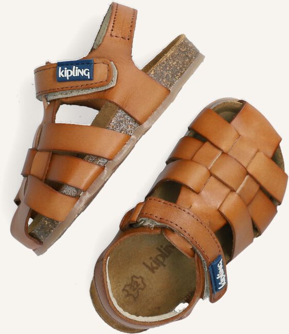 Cognac KIPLING Platte sandalen FIDEL Cognac KIPLING Platte sandalen FIDEL - large
