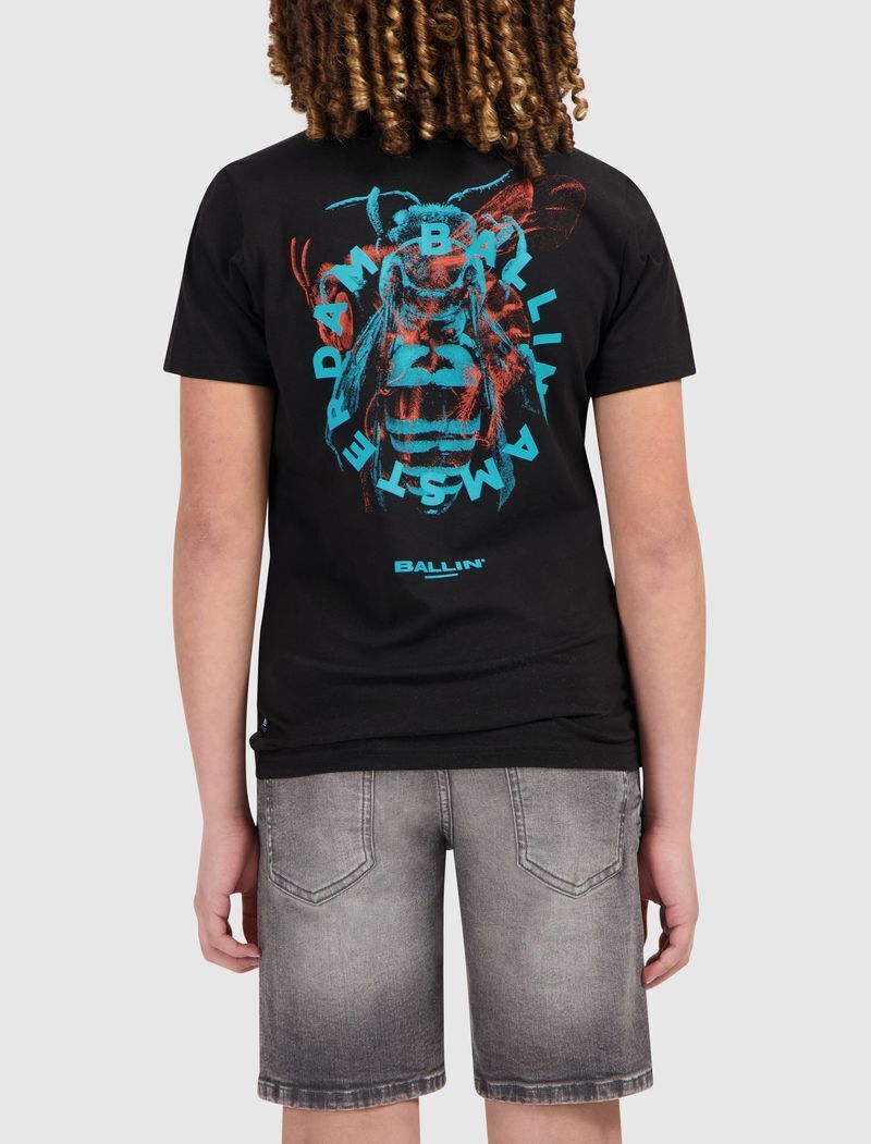 BALLIN Jongens Polo's & T-shirts 017104 Zwart