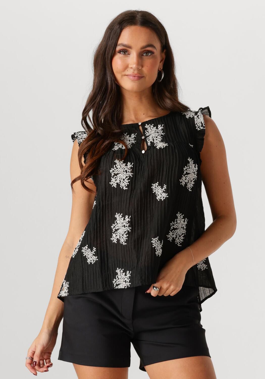 NUKUS Dames Tops & T-shirts Montel Top Zwart
