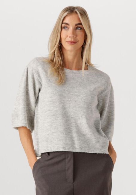 Grijze MODSTRÖM Top PETRONELLAMD SS O-NECK - large
