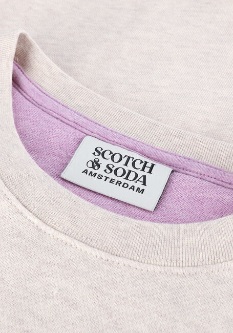 Ecru SCOTCH & SODA Sweater MELANGE CREW-NECK SWEATSHIRT I - large