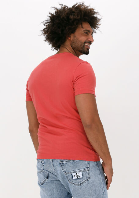 Koraal CALVIN KLEIN T-shirt MONOGRAM LOGO TEE - large