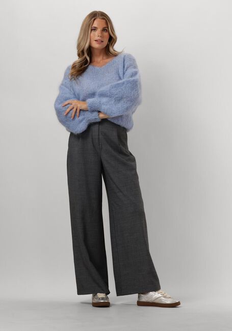 Lichtblauwe AMERICAN DREAMS Trui MILANA LS MOHAIR KNIT - large