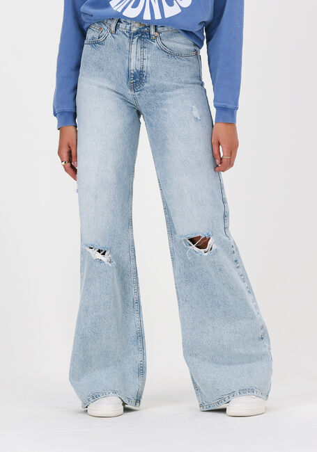 Bijbel pakket herstel Blauwe COLOURFUL REBEL Wide jeans GAIA DESTROYED HIGH RISE JEAN | Omoda