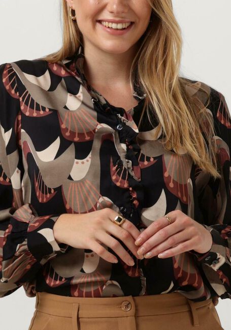 Multi SUMMUM Blouses BLOUSE ABSTRACT PEACOCK - large