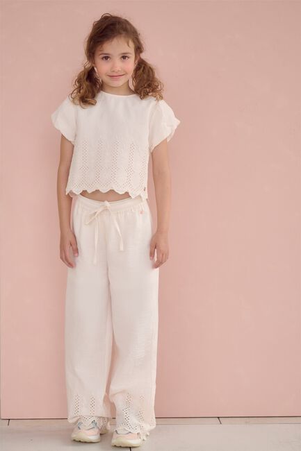 Lichtroze NONO T-shirt TIKA BLOUSE WITH EMBROIDERED BORDER - large