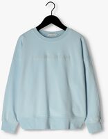 Lichtblauwe CALVIN KLEIN Sweater CKJ RAISED EMBRO SWEARSHIRT - medium
