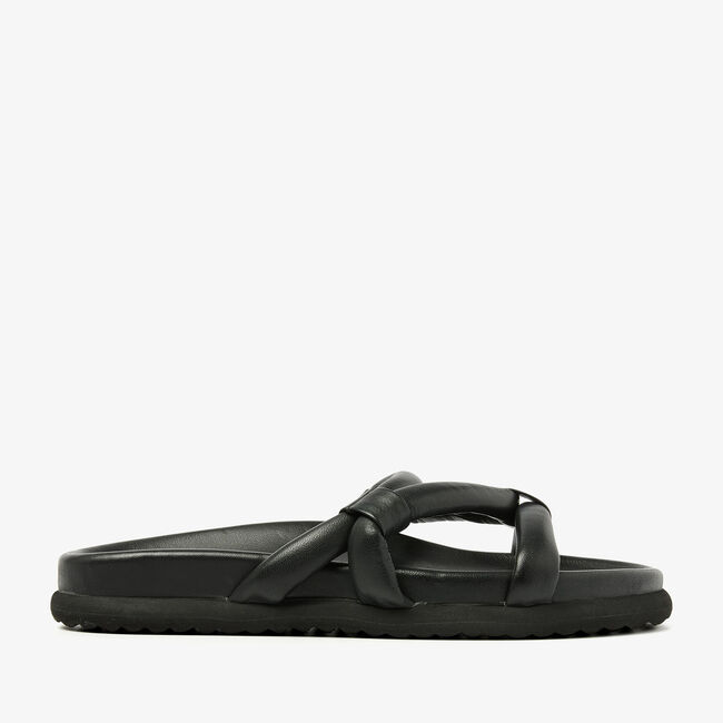 Zwarte VIA VAI Teenslippers CANDY LIA - large