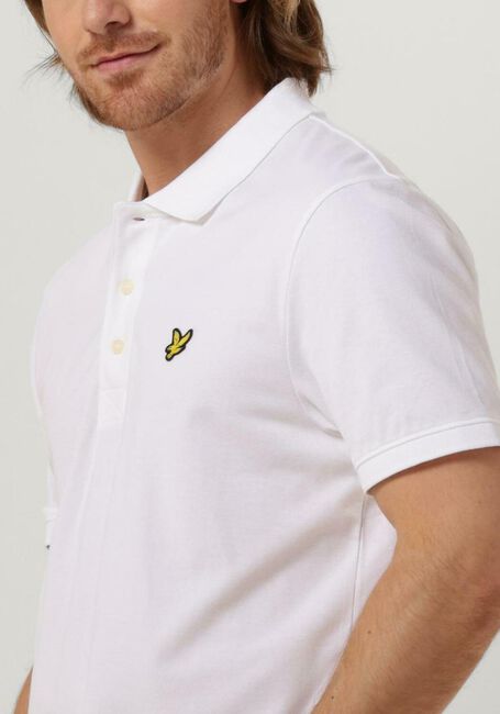Witte LYLE & SCOTT Polo PLAIN POLO SHIRT - large