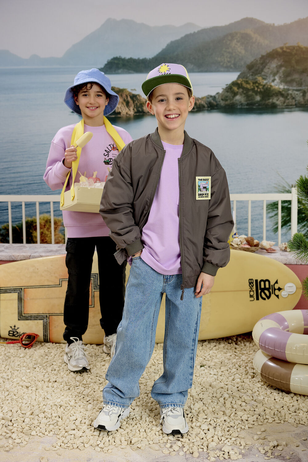 Blauwe Z8 Straight leg jeans TIMEO - large