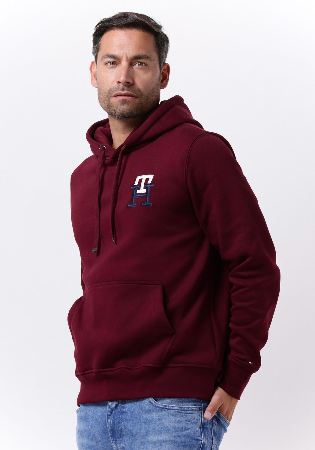 Tommy hilfiger hoodie heren sale shop